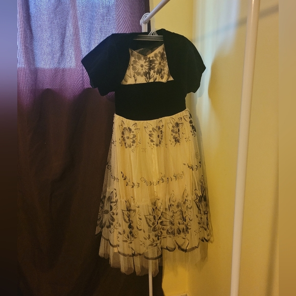 Vintage 1940s Formal Strapless Dress, GUC - Picture 3 of 17